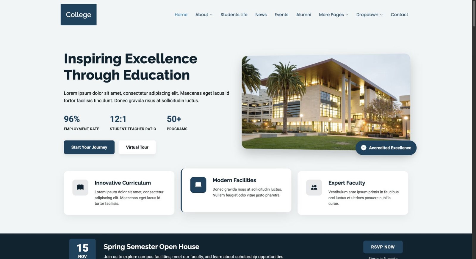 College design preview