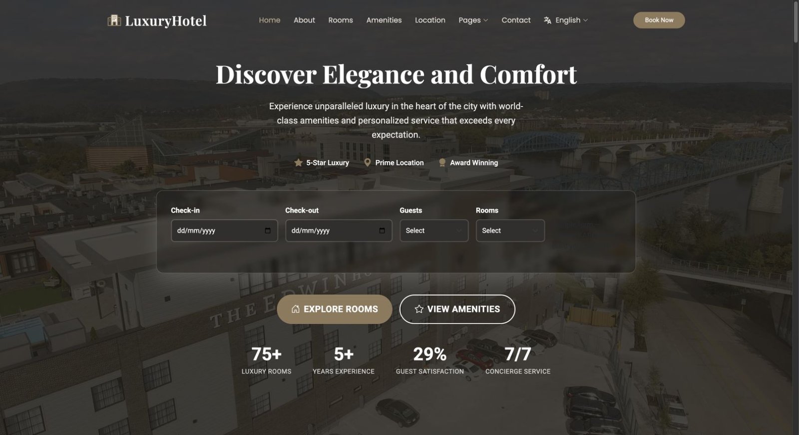 LuxuryHotel design preview