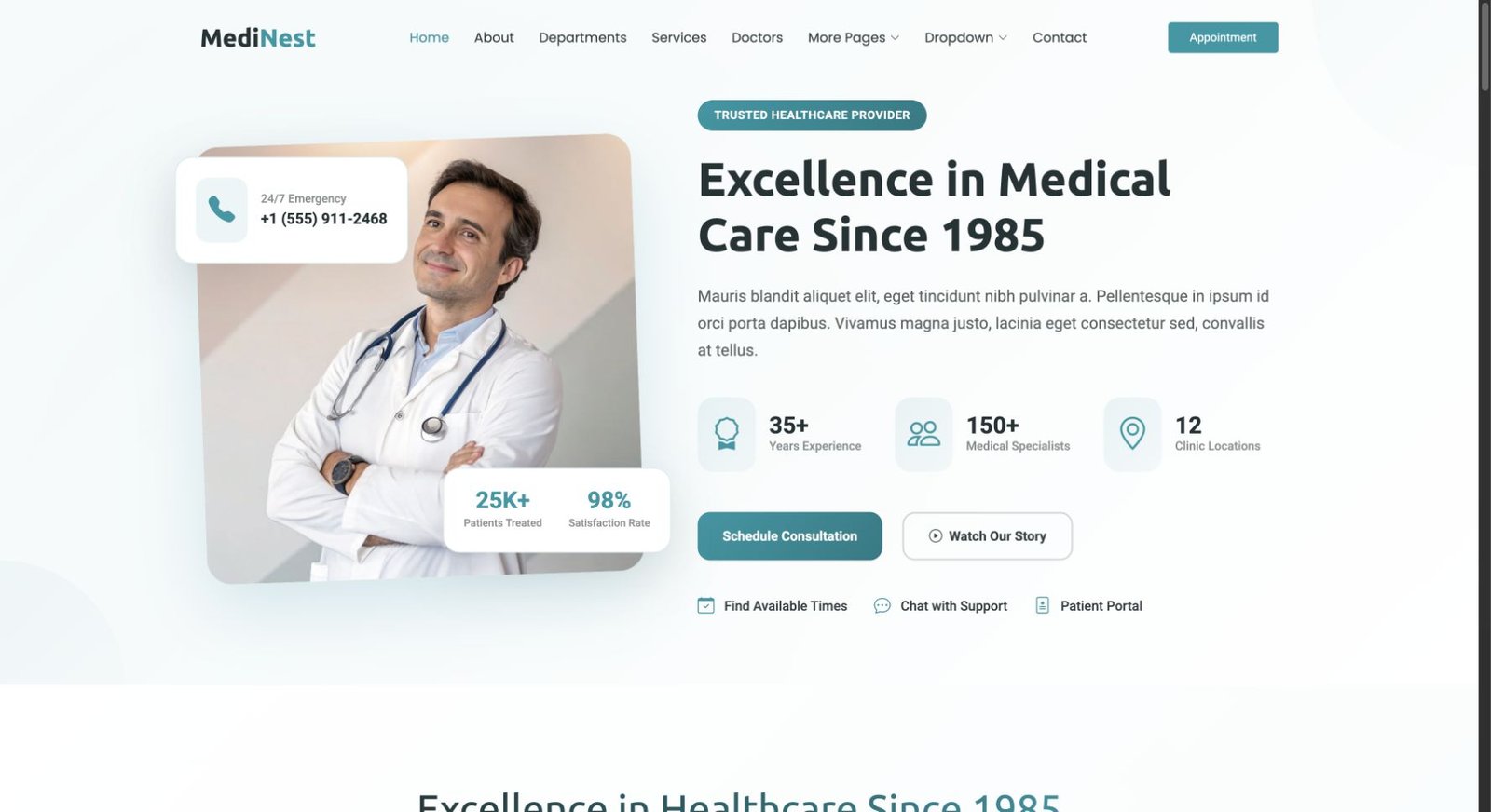 MediNest design preview
