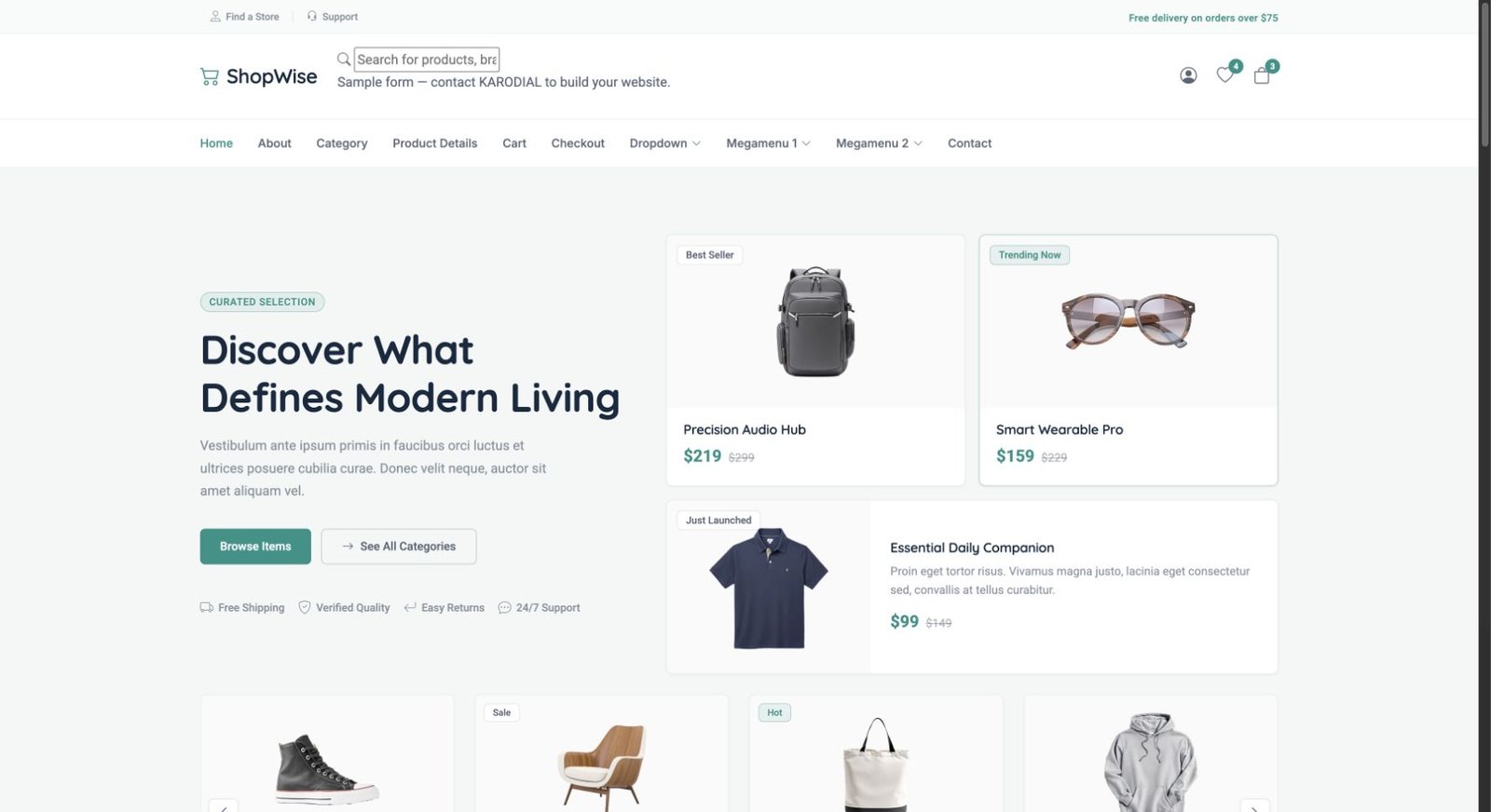 ShopWise design preview