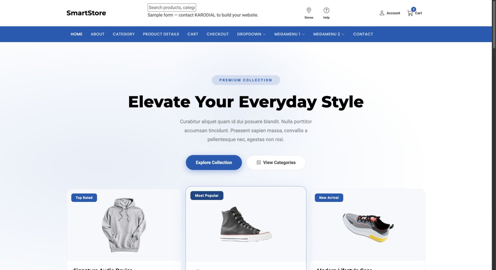 SmartStore design preview